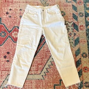 Old Navy Women's Off-White Ankle Jeans